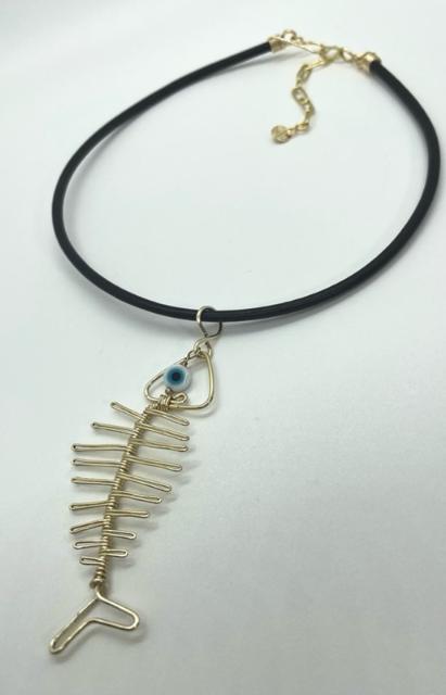 Turkish Eye Koi Necklace