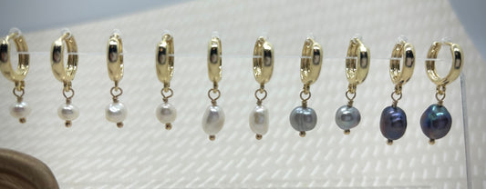 Pearl hoops