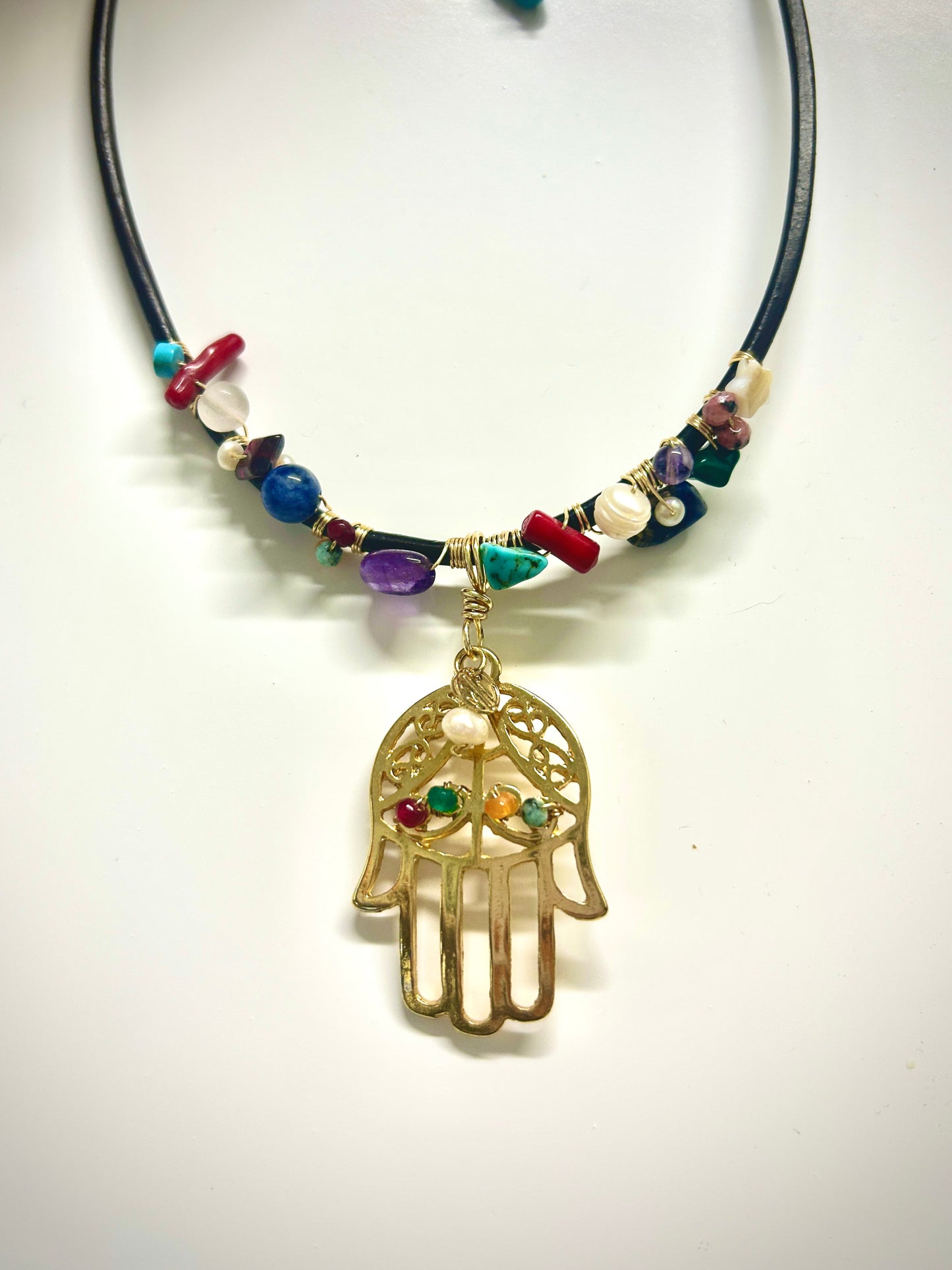 Hamsa Hand Necklace