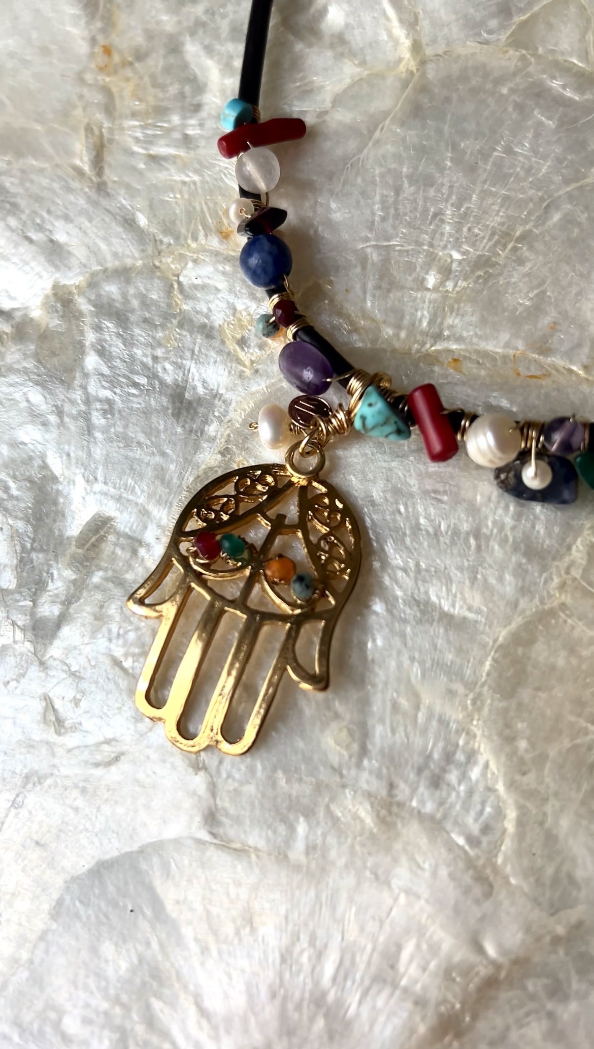 Hamsa Hand Necklace