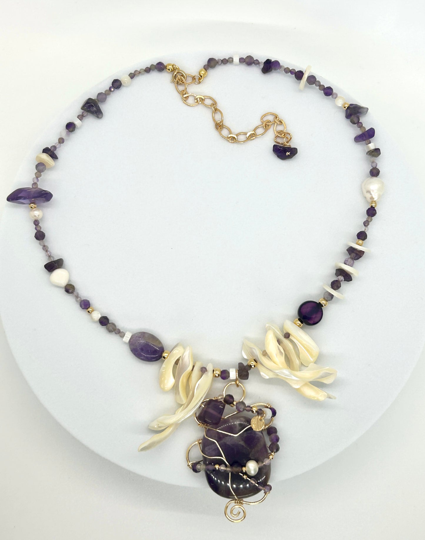 Lush Amethyst Necklace