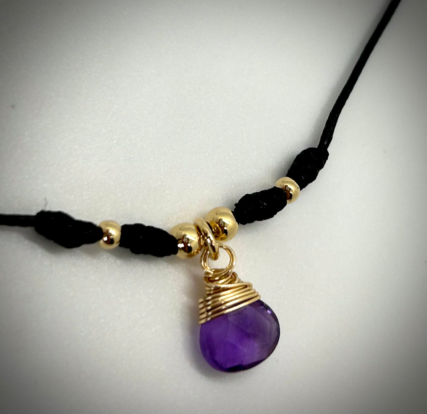 African Amethyst Necklace