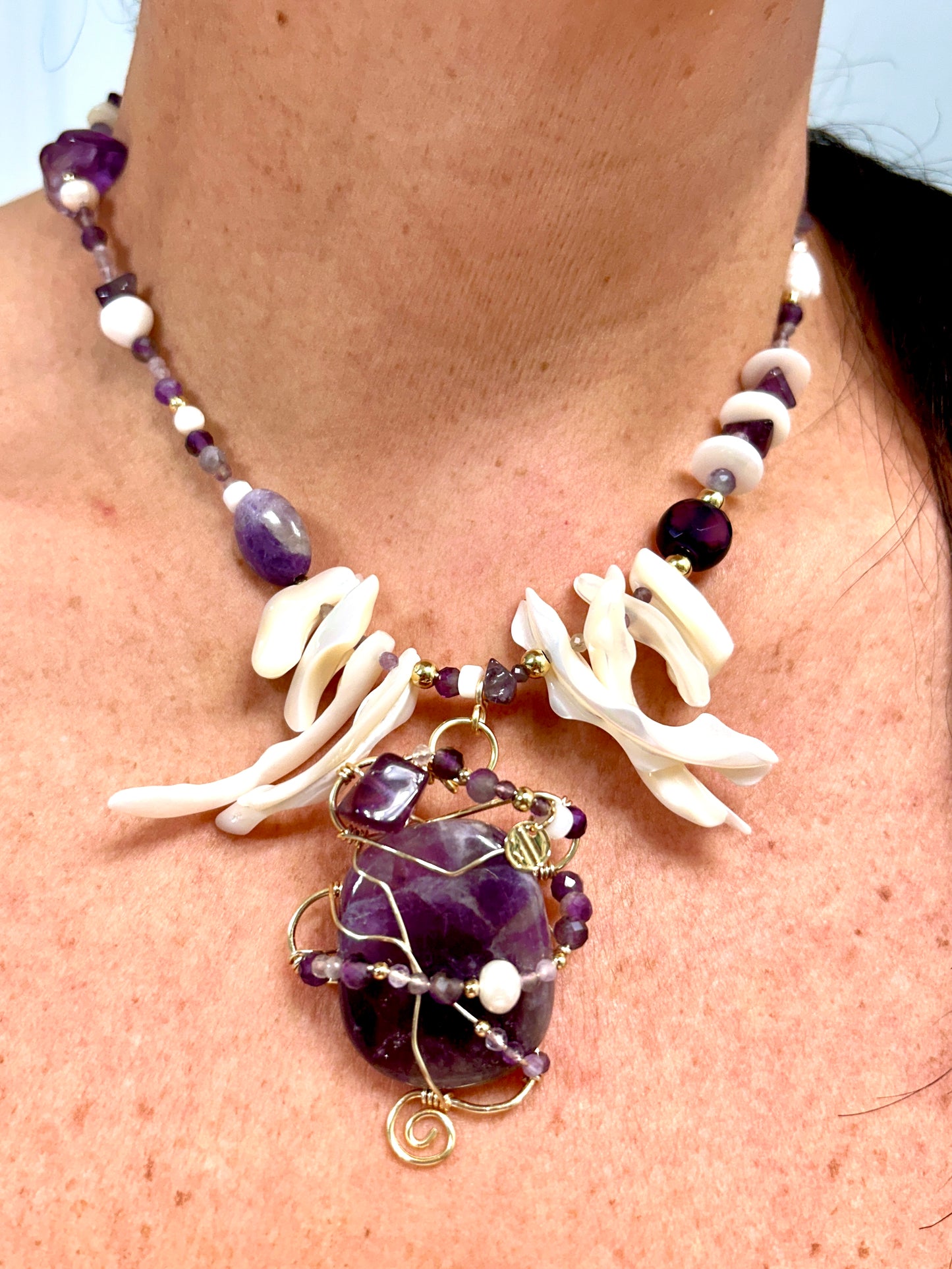 Lush Amethyst Necklace