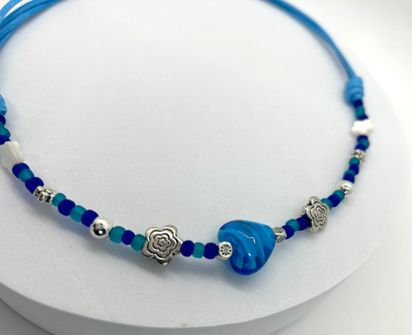 Forever Young Necklace Blue)