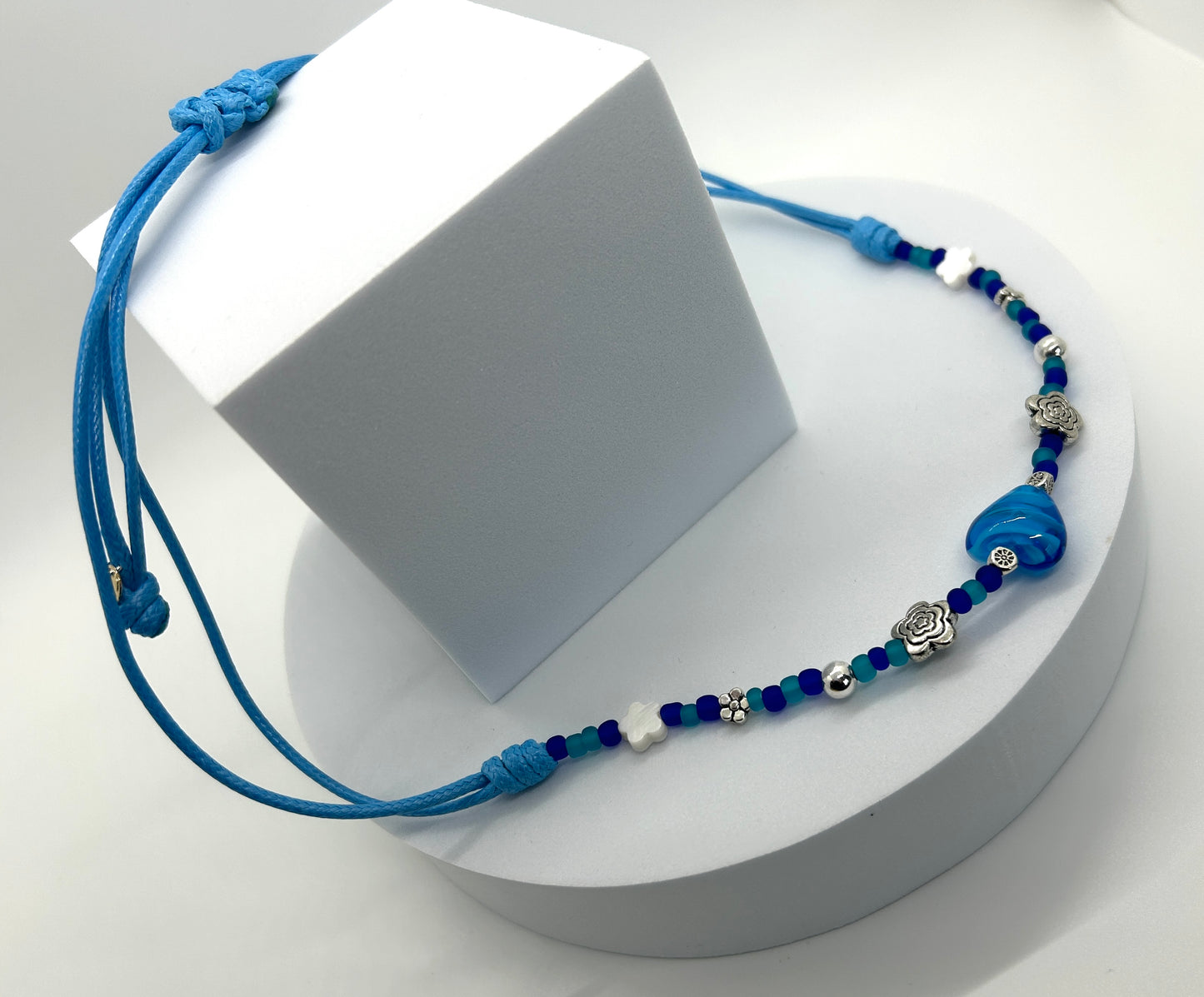 Forever Young Necklace Blue)