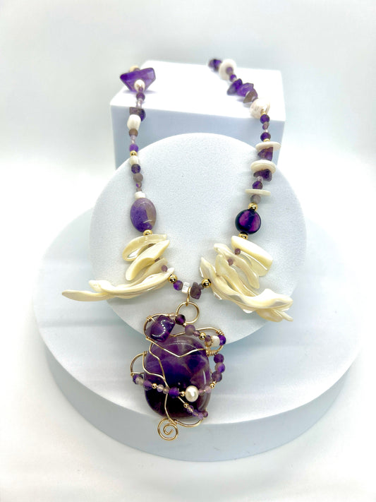 Lush Amethyst Necklace