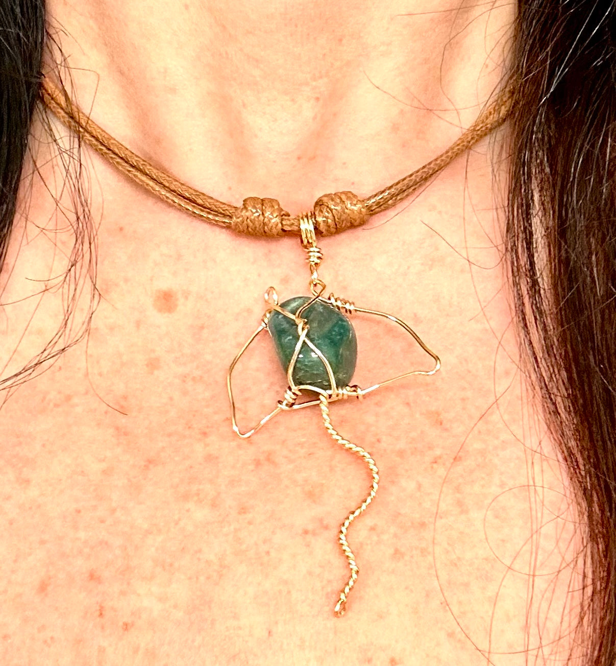 Stingray Fish (Jade) Necklace