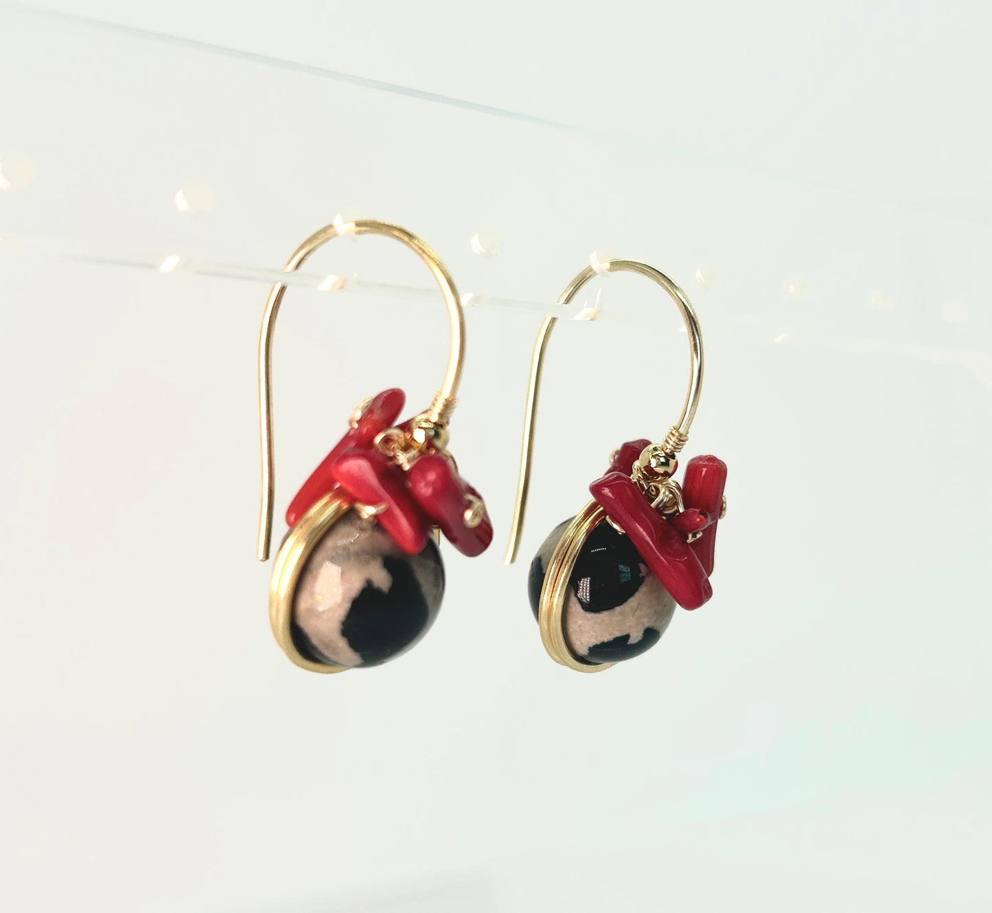 Fire Love earrings