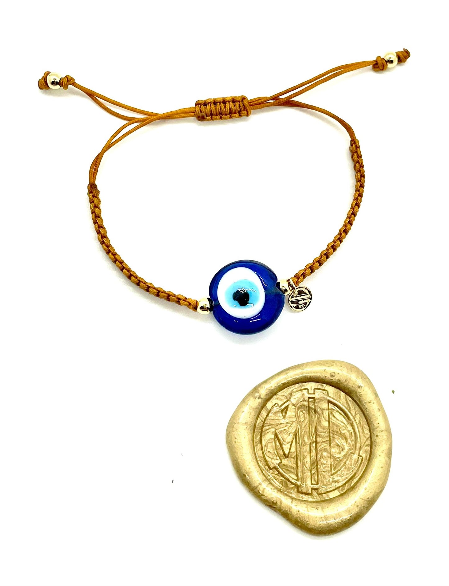 Turkish blue eye bracelet.