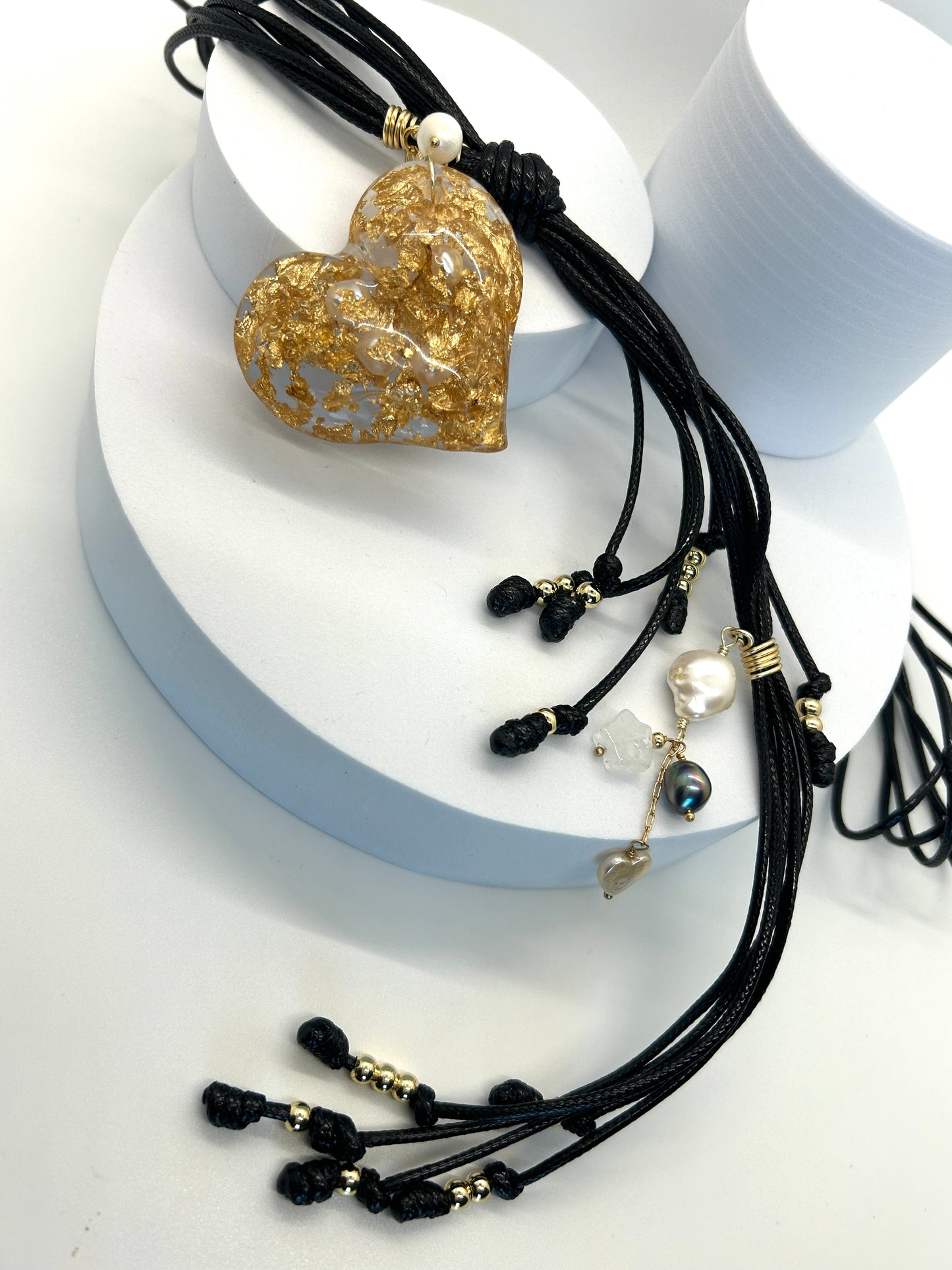 LOVE Long Necklace-Unique piece