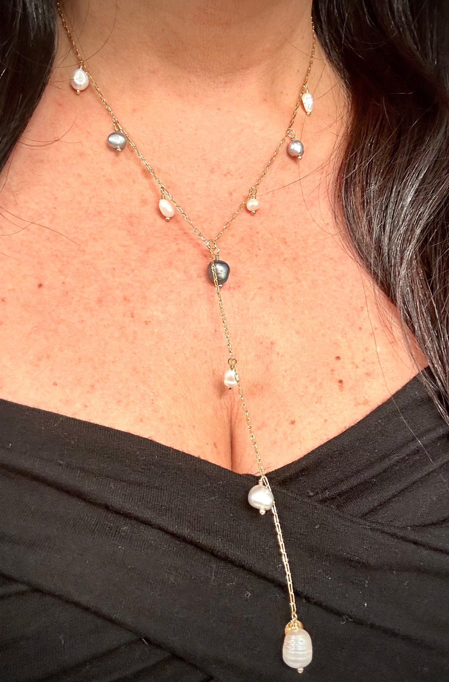 Drop Necklace pearls