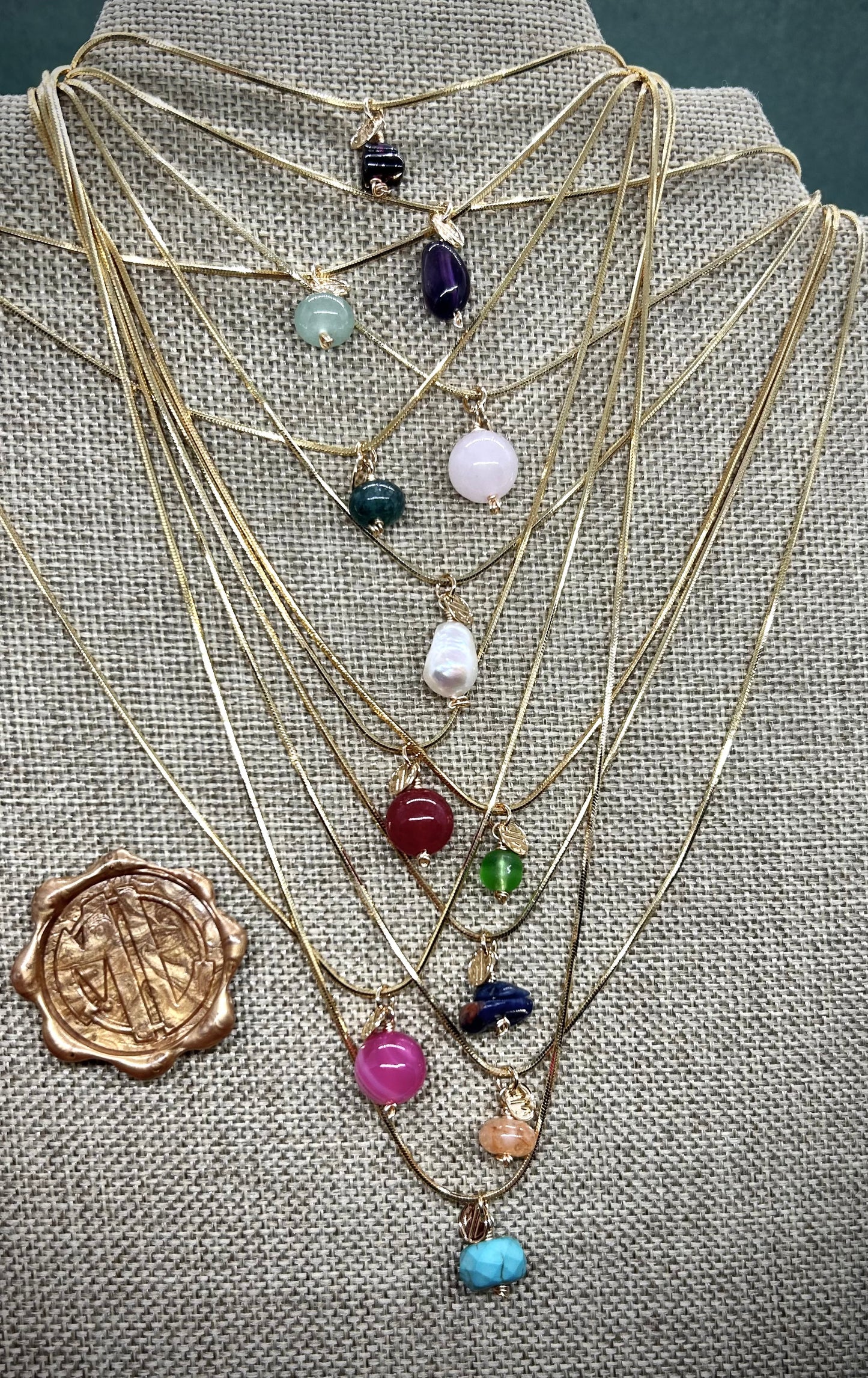 Gems "12 Months of the year" Necklaces