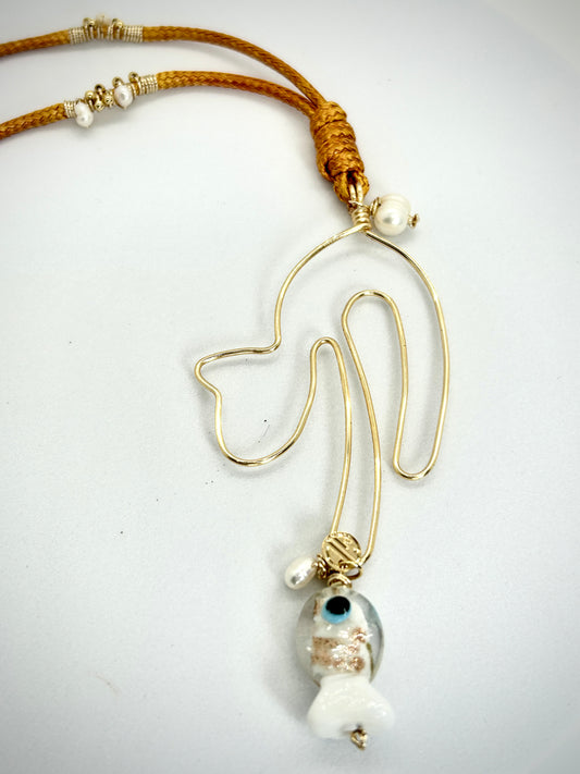 Kitty fish Necklace