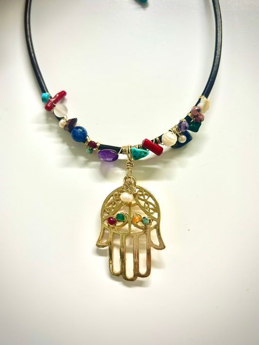 Hamsa Hand Necklace