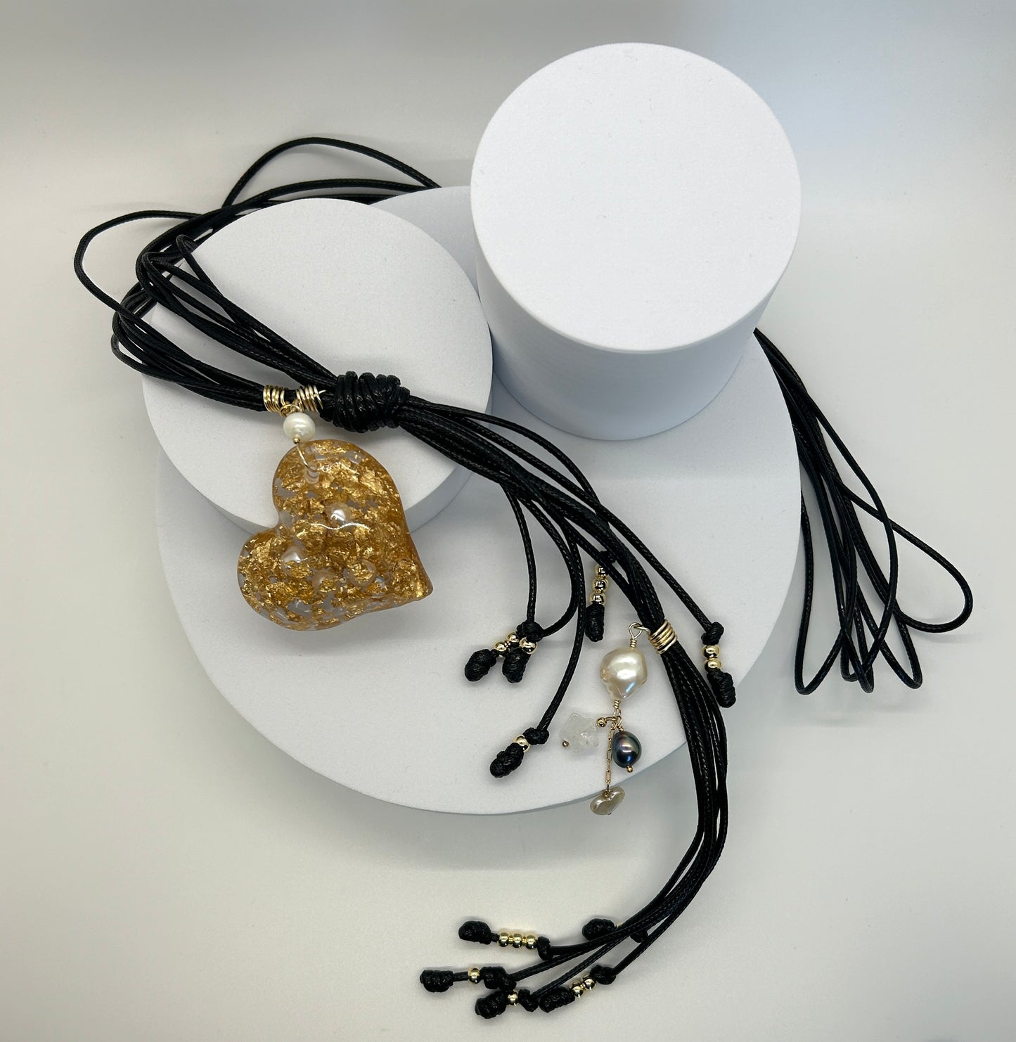LOVE Long Necklace-Unique piece