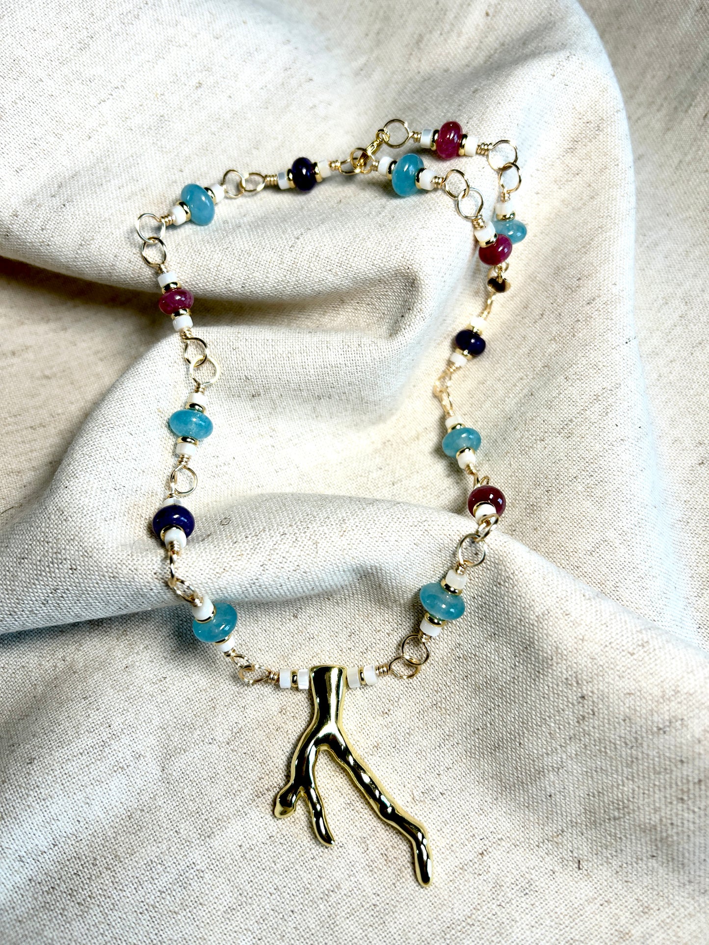 Love of the Ocean Gold Necklace