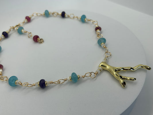 Love of the Ocean Gold Necklace
